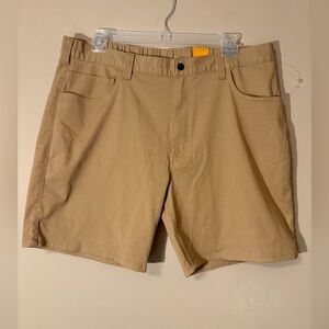 Carhartt Men's Khaki Flat Front Shorts
